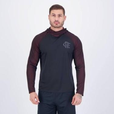 Imagem de Blusa Flamengo Manga Longa Dikla Preta-Masculino