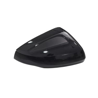 Imagem de Capa de espelho retrovisor compatível com vw polo mk6/aw/gti 2019-2023 esquerda direita brilhante preto asa lateral tampa do espelho acessórios de(Glass Black right)
