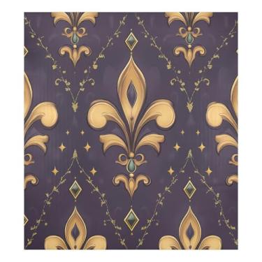 Imagem de Blueangle Capa magnética para lava-louças Mardi Gras, decoração da capa frontal da máquina de lavar louça, adesivos de eletrodomésticos, adesivos de eletrodomésticos, 58 cm C x 66 cm adesivo magnético