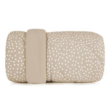 Imagem de Edredom Malha Fio Penteado 100% Algodão - Bits Mocha - Casal