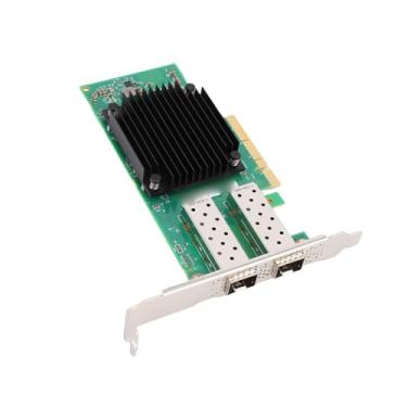 Imagem de Sanpyl Placa de Rede PCI Express 3.0 X8, 2 Portas SFP28 * 25G |Adequado para Chip ConnectX 5 EN |1G/10G/25Gbps |Potência PCIe |Placa de Rede Ethernet de 2 Portas