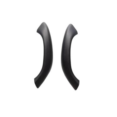 Imagem de Maçaneta interna da porta do carro, alças de puxar, substituição, conjunto de capa, compatível com bmw x1 x2 f48 f49 f39(Black 2pcs)