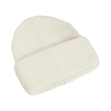 Imagem de Gorro Feminino Quente De Inverno Em Pele De Coelho Genuína, Touca Sóli