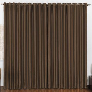 Imagem de Cortina 2 Mts Quarto Escritório Blackout Varão Tabaco