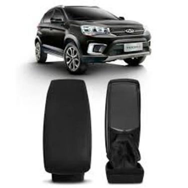 Imagem de Apoio de braço Tiggo 2 sintético cinza costura cinza