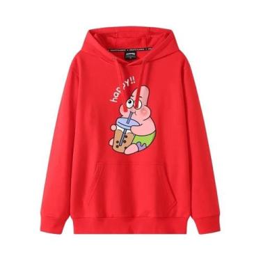 Imagem de Moletom Feminino De Outono Inverno Com Estampa De Anime SpongeBob, Mod