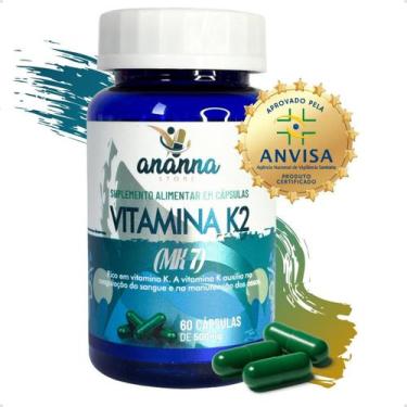 Imagem de Suplemento Vitamina K2 e MK7 60 Caps 500mg - Ananna Store
