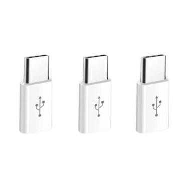 Imagem de Adaptador Micro USB Fêmea Para Tipo C Macho, Conversor OTG, Cabo De Ca
