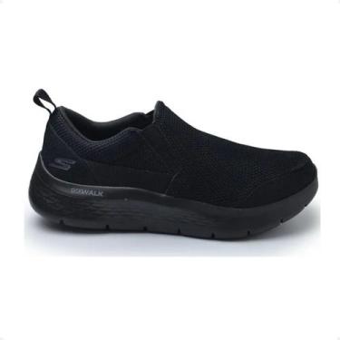 Imagem de Tênis Running Masculino Skechers Go Walk Flex Preto, Bbk, 43