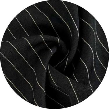 Imagem de Tecido Risca de Giz Prada Com Elastano 1,50,1,00 Metros - Tecidos SG
