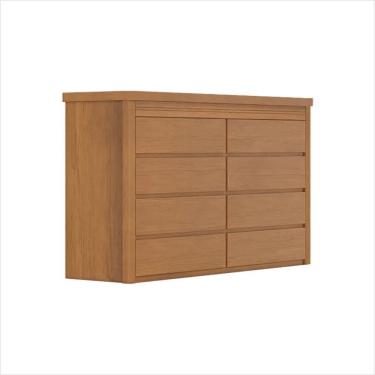 Imagem de Cômoda 8 Gavetas Pacioli Mdf Rubi 146cm