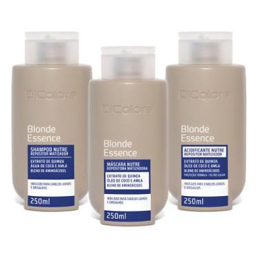 Imagem de Dicolore Kit Blonde Essence Shampoo, Máscara, Acidificante Matizador N