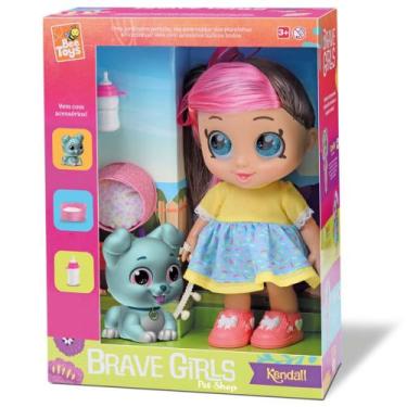 Imagem de Boneca Brave Girls Kendall com Pet Bee Toys