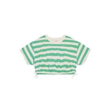 Imagem de Blusa infantil menina listrada Brandili-Feminino