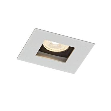 Imagem de Kit 2 Spot Recuado Mr11 Emb Aluminio Branco Fundo Preto