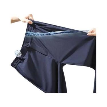 Imagem de Calças Casuais Slim Stretch Masculinas Para Primavera E Verão, Finas, 