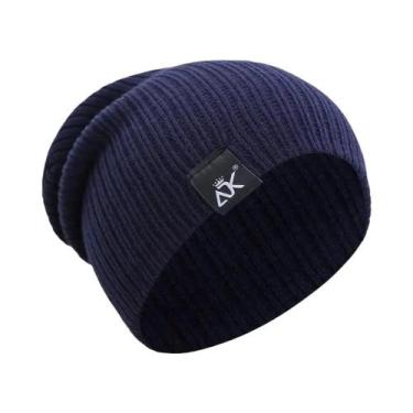 Imagem de Gorro De Inverno Tricotado Para Mulheres, Quente E Casual, Estilo Slou