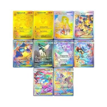 Imagem de Cartas De Jogo Clássicas De Anime Dragonite Charizard Lucario Gardevoi