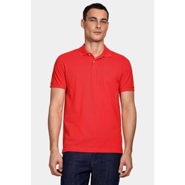 Imagem de Polo Aramis Piquet Manga Curta Algodão Vermelho Cereja-Masculino