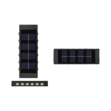 Imagem de Lâmpada De Parede LED Solar À Prova d'Água Para Exterior, Iluminação S