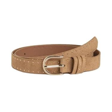 Imagem de Cinto Feminino De Camurça Mulberry Estilo Western Com Rebites  Acessór