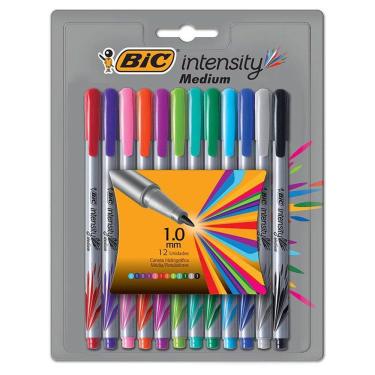 Imagem de Caneta hidrográfica Intensity medium com 12 unidades Bic