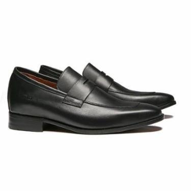 Imagem de Sapato Masculino Elevator Vintage Marques Preto Samello-Masculino