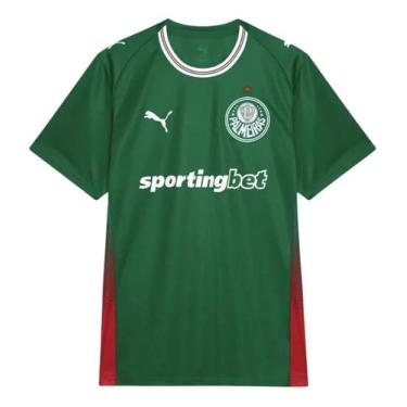 Imagem de Camiseta Palmeiras Masculina Home Oficial 2026 - Futebol, Verde, M