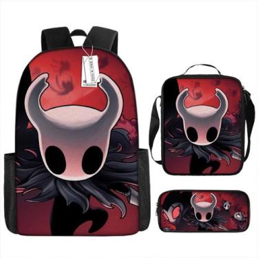 Imagem de Conjunto de mochilas Hollows Knights Hornets Cartoon Kids School - yiw