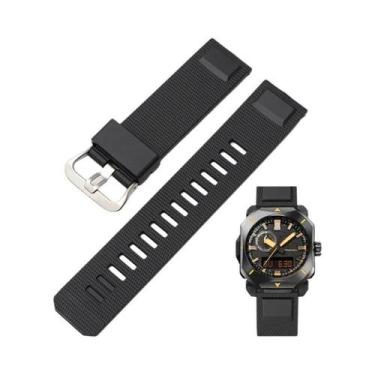 Imagem de Pulseira De Relógio Esportiva Masculina De Silicone TPU Impermeável 23