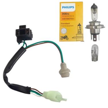 Imagem de Soquete Farol Shineray Jet 50 2014 á 2020 + Lampadas - TRILHA