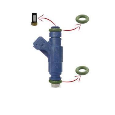 Imagem de Kit Filtro Injetor Gol G2 G3 G5 Golf Polo Saveiro Voyage Astra Zafira 
