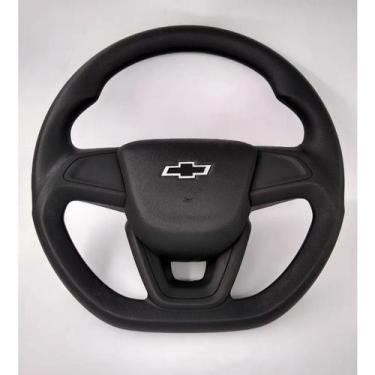 Imagem de Volante Novo Ônix Logo Preto Corsa Wind Classic Prisma Celta - Chevrol
