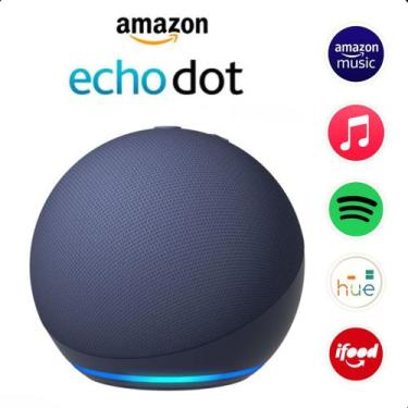 Imagem de Echo Dot 5ª Geração  Som Premium para Pequenos Ambientes - FAZA