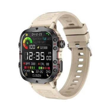Imagem de Relógio Inteligente GPS Militar Masculino 5ATM Para Esportes Ao Ar Liv