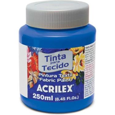 Imagem de Tinta para Tecido Fosca 250ML Azul Turquesa PCT.C/03 - Acrilex