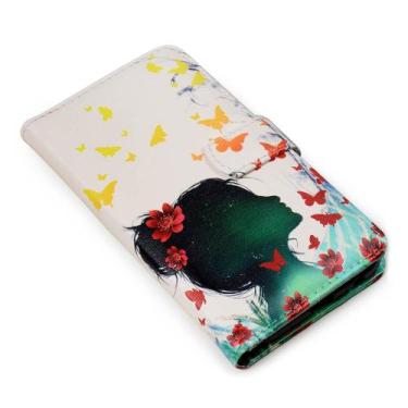 Imagem de Capa carteira estampada butterflies para moto g13 xt2331 - CELLWAY