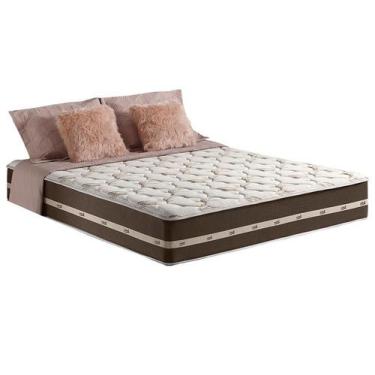 Imagem de Colchão Queen Classic Marrom Molas Ensacacas Anjos 22x158x198