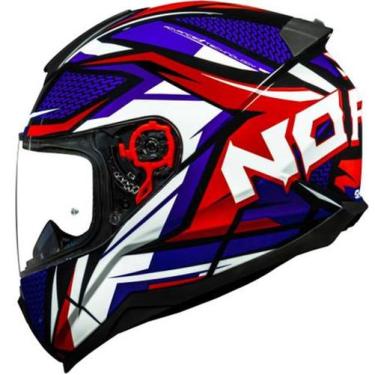 Imagem de Capacete Norisk Razor Sharp Blue/Red, 58