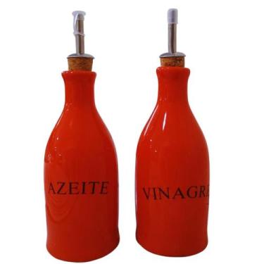 Imagem de Sirva com Elegância: Galheteiro de Azeite em Cerâmica (300ml, 17x7cm) 