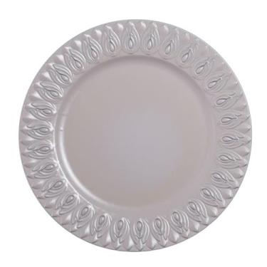Imagem de Sousplat em Plastico Taupe 33cm -L Hermitage - L'Hermitage, 3 meses po