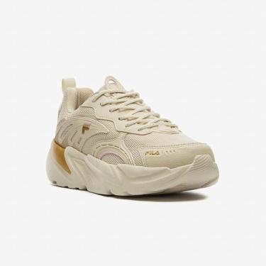Imagem de Tênis Fila Feminino Street Fit 2 Running Esporte, 35, Bege, Dourado