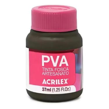 Imagem de Tinta PVA Fosca PRETO 520 - 37ml - ACRILEX