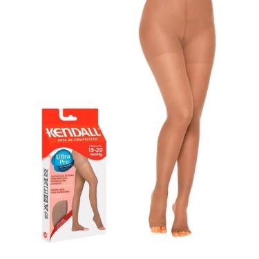 Imagem de Meia Calça de Compressão Kendall 15-20mmHg sem ponteira 1701 Mel - P, 