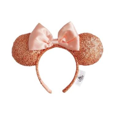 Imagem de Tiara De Orelhas Do Mickey Mouse Da Disney Para Meninas Com Lantejoula