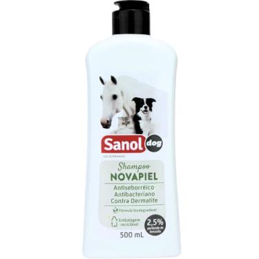 Imagem de Sanol Dog, Shampoo para cães, gatos e cavalos, Novapiel, Aroma Tradicional, Sanol Dog, 500ml