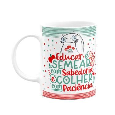 Imagem de Caneca Flork Professor - Educar é semear sabedoria - JPS INFO