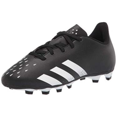 Imagem de adidas Tênis de futebol masculino Firm Ground Predator Freak .4, Preto/branco/preto, 18