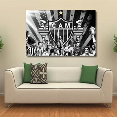 Imagem de Quadro decorativo Futebol Atlético Mineiro Tela em Tecido