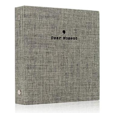 Imagem de Ablus 100 bolsos Mini álbum de fotos - Compatível com Fujifilm Instax Mini 9 Mini 8 Mini 90 Mini 25, Polaroid Snap PIC-300, Kodak Mini filme de 3 polegadas, Cinza, 100 pockets